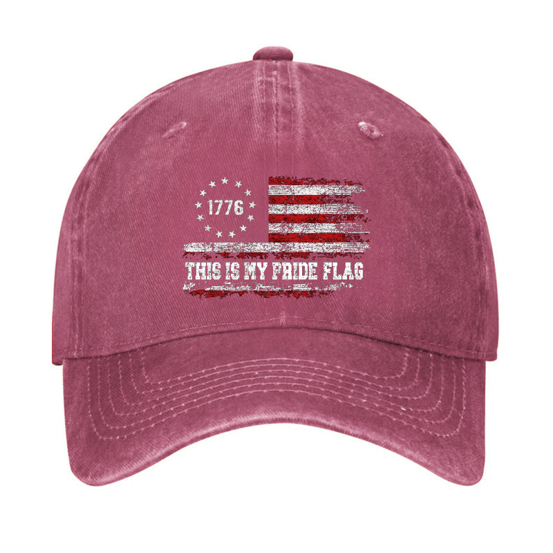 This Is My Pride Flag 1776 Star Flag Print Hat