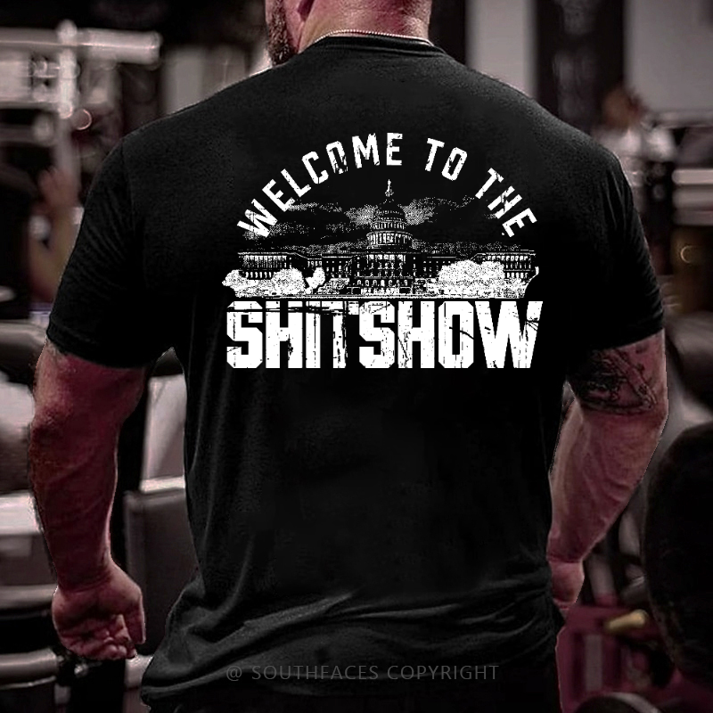 Welcome To The Shit Show Print Men's T-shirt