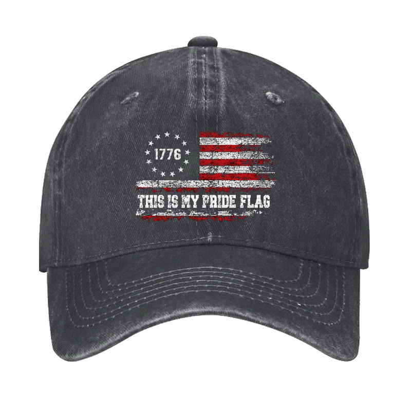 This Is My Pride Flag 1776 Star Flag Print Hat