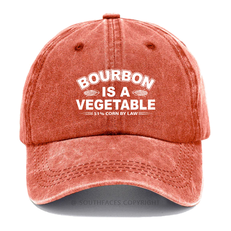 Bourbon Is A Vegetable 51% Corn By Law Hat