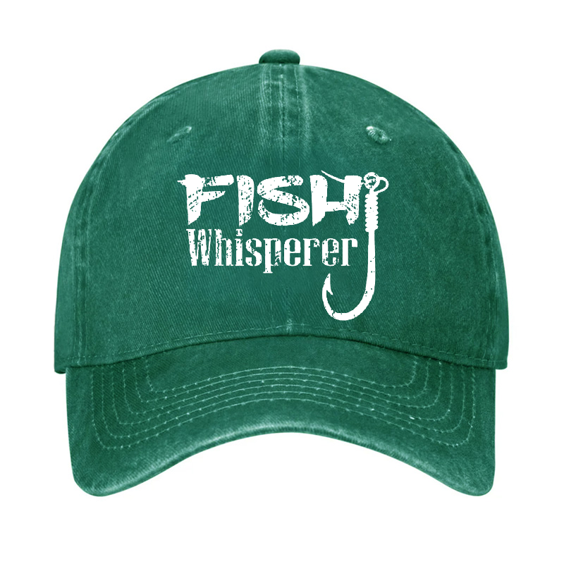 Fish Whisperer Funny Fishing Hat