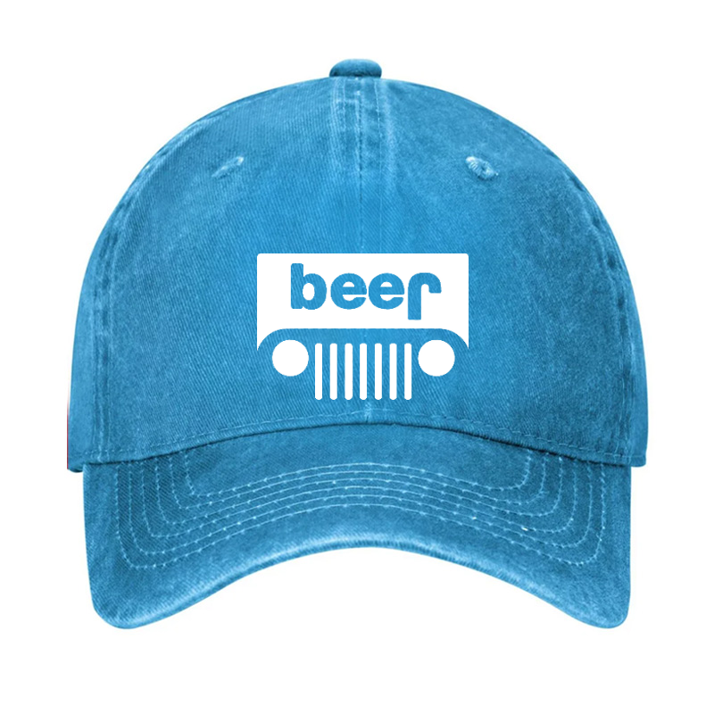 Funny Beer Or Jeep Hat