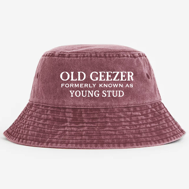 Old Geezer Formerly Known As Young Stud Bucket Hat