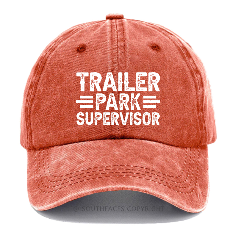 Trailer Park Supervisor Funny Sarcastic Gift Hat