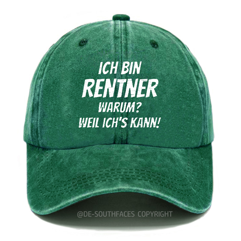 Ich Bin Rentner Warum? Weil Ich's Kann!  Baseball Cap