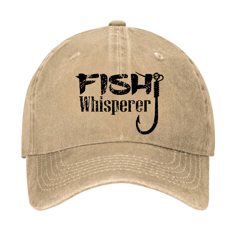 Fish Whisperer Funny Fishing Hat