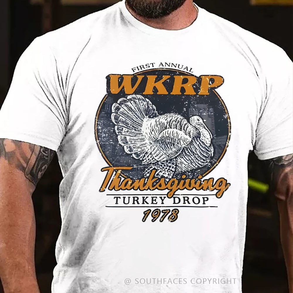 First Annual Wkrp Thanksgiving Turkey Drop T-Shirt
