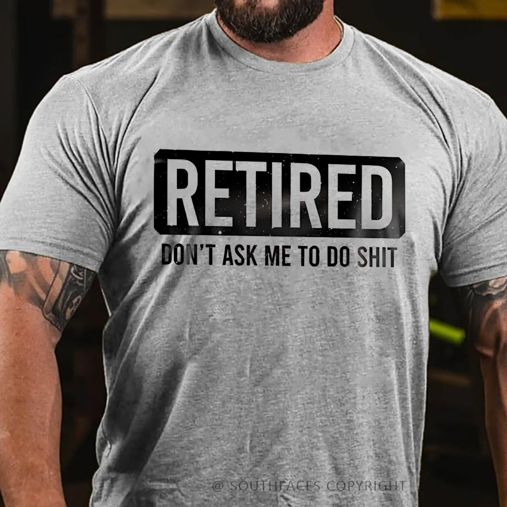 Mens Retirement Funny T-Shirt