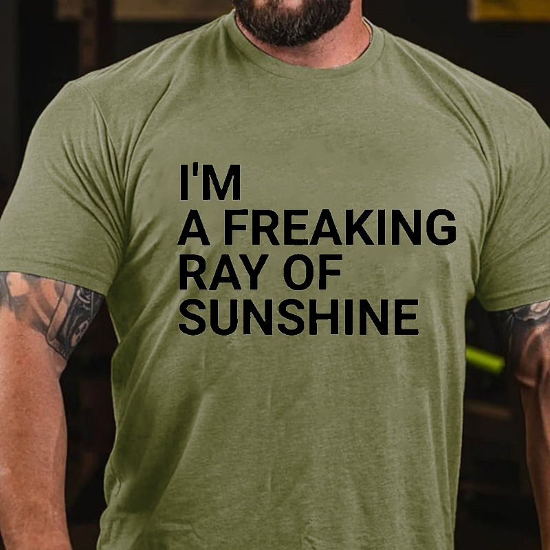 I'm A Freaking Ray Of Sunshine Funny Joke T-shirt