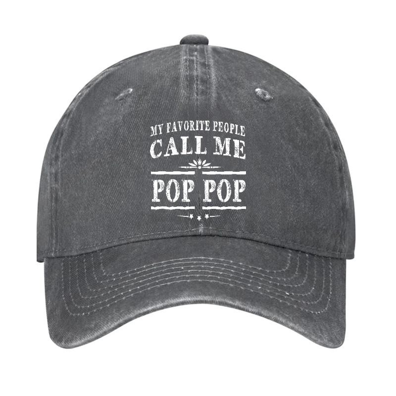 Pop Pop Gifts Grandpa Fathers Day Hat
