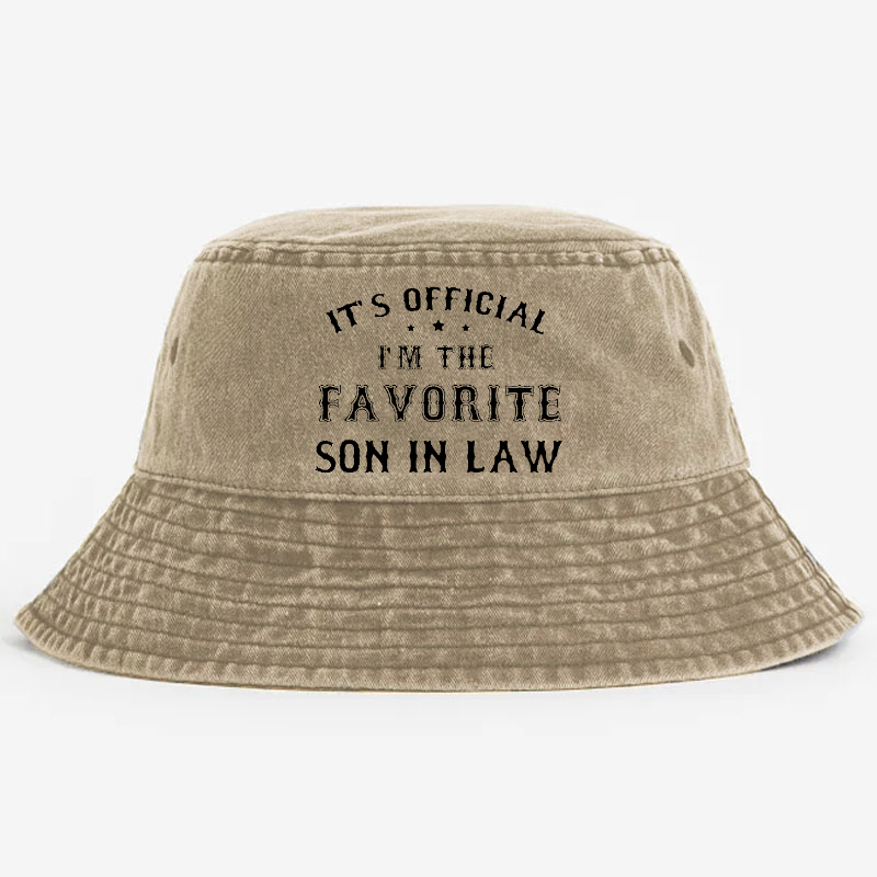 It'S Official I'M The Favourite Son In Law Bucket Hat