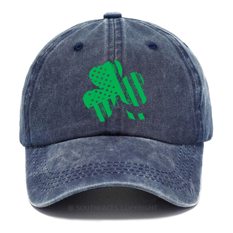 USA Flag Shamrock Print St. Patrick's Day Hats