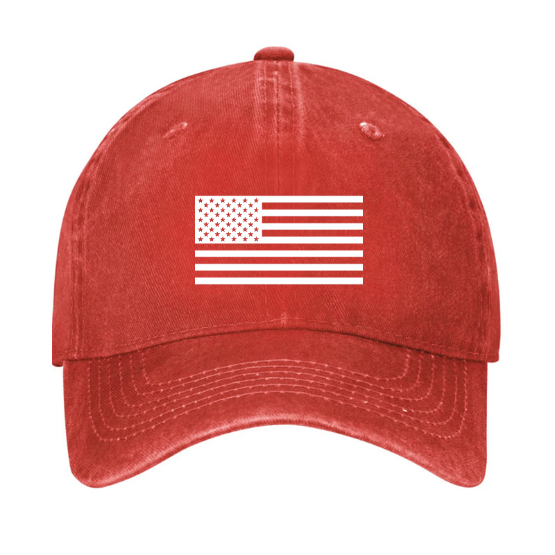 Classic American Flag Print For Men Hat