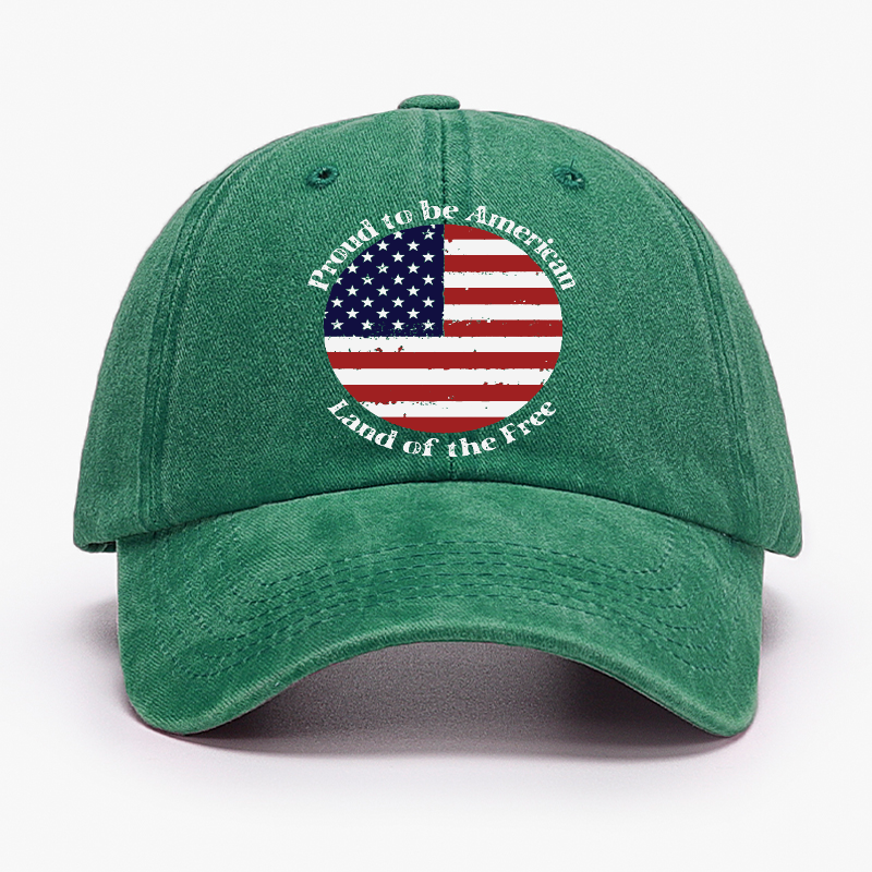 Men's Proud To Be American Land Of The Free Hat