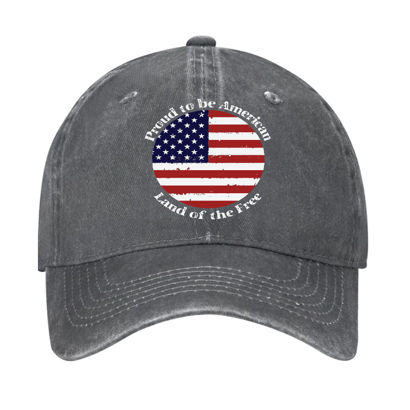 Men's Proud To Be American Land Of The Free Hat
