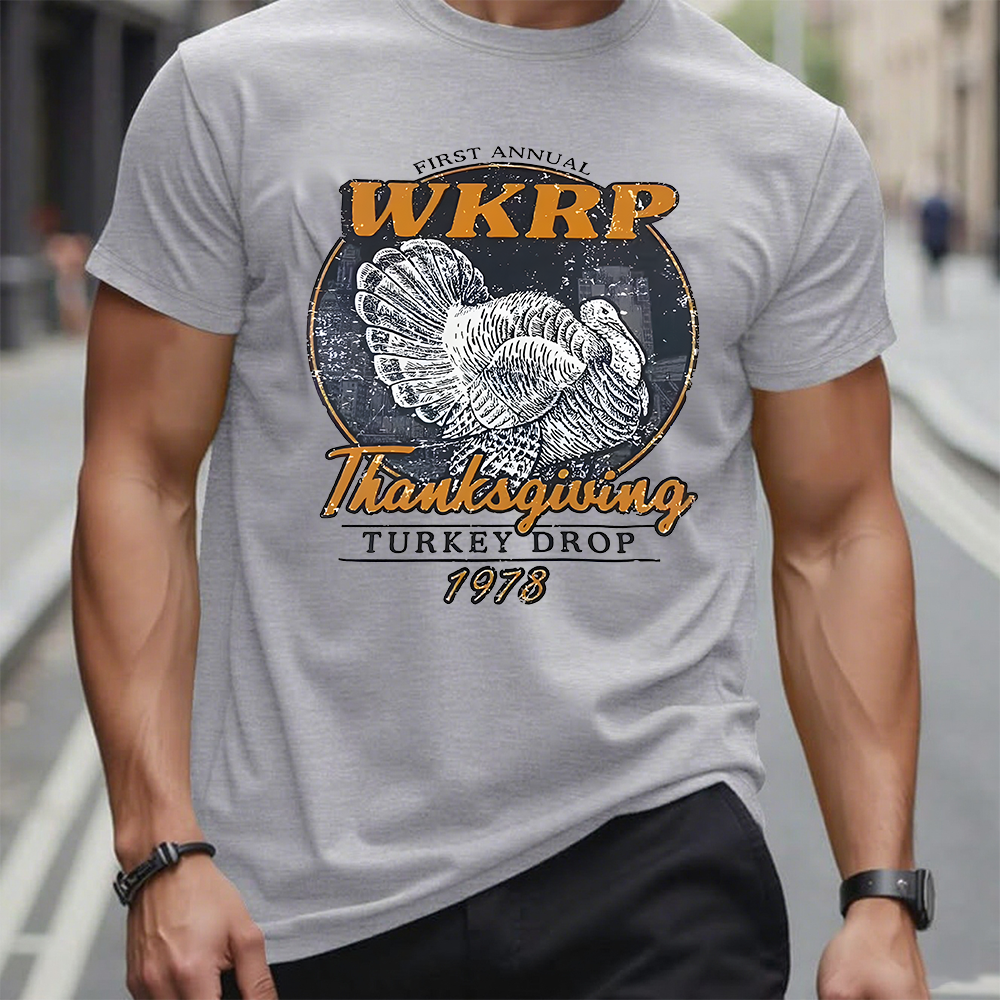 First Annual Wkrp Thanksgiving Turkey Drop T-Shirt