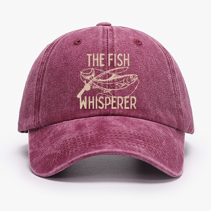The Fish Whisperer Funny Fishing Hat