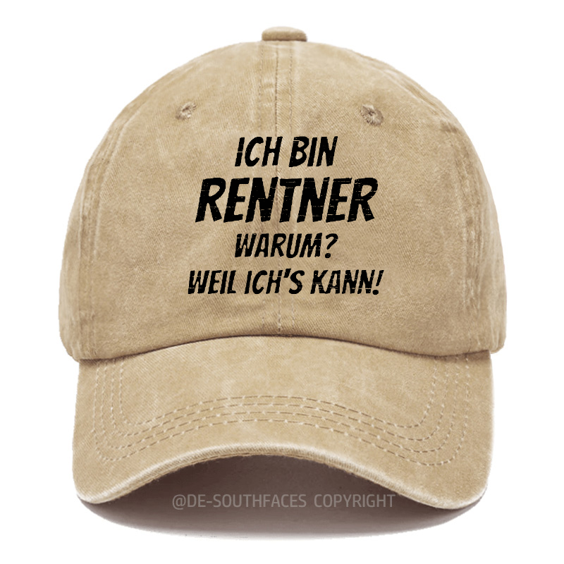 Ich Bin Rentner Warum? Weil Ich's Kann!  Baseball Cap