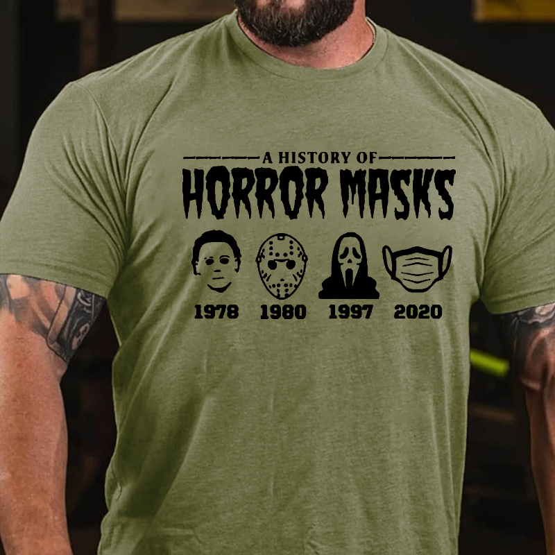 A History Of Horror Masks T-shirt