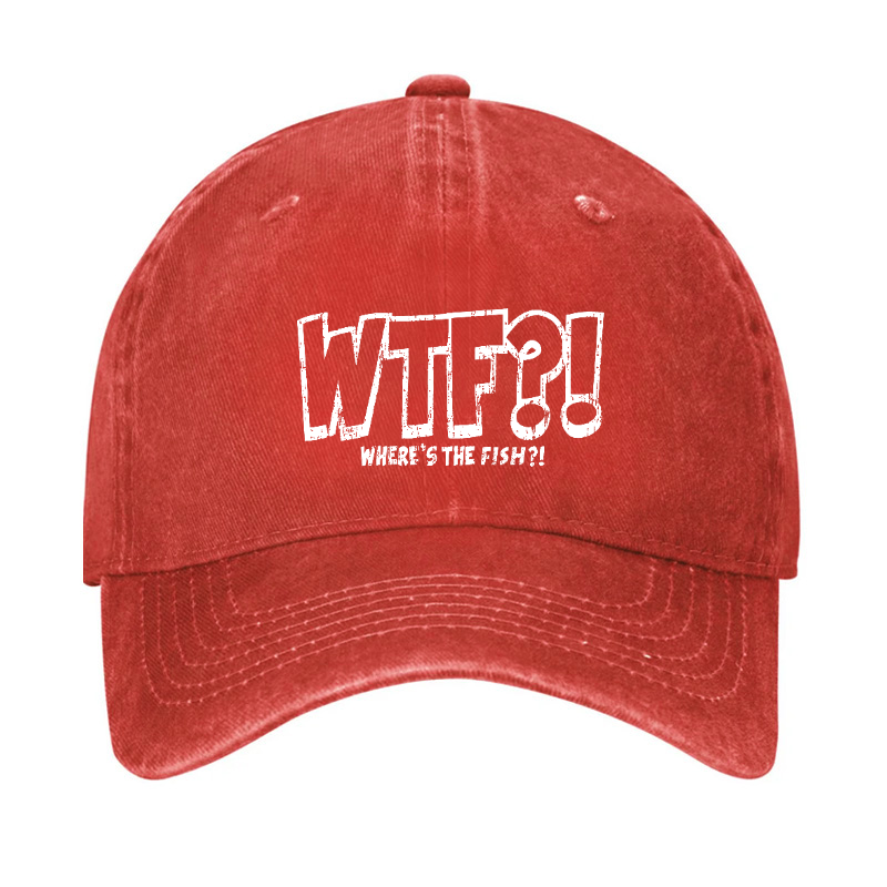 Wtf Where's The Fish Funny Hat