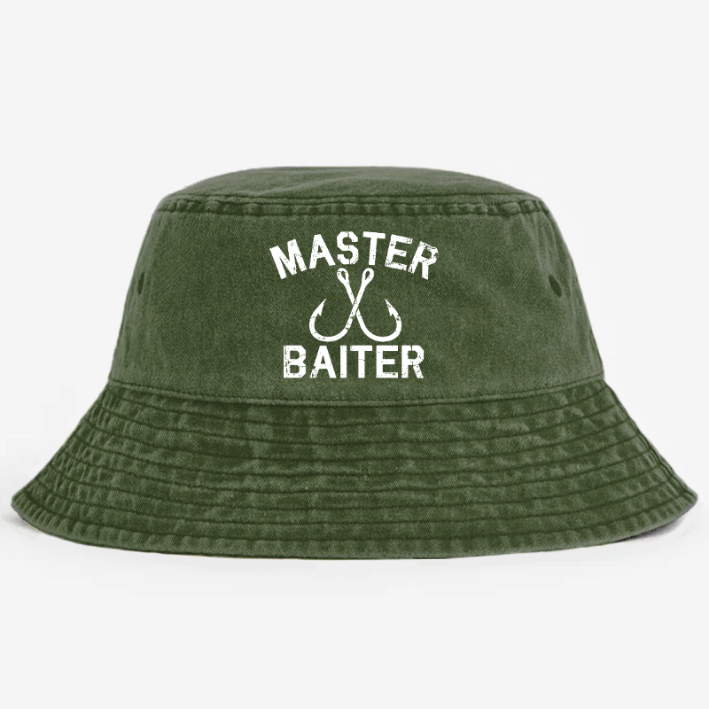 Master Baiter Funny Fishing Bucket Hat