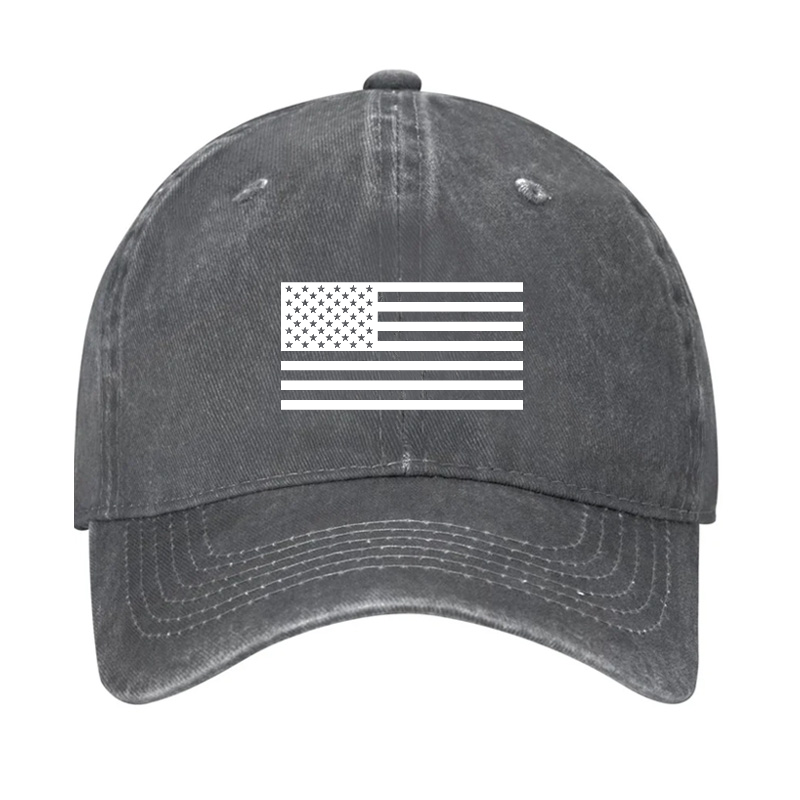 Classic American Flag Print For Men Hat