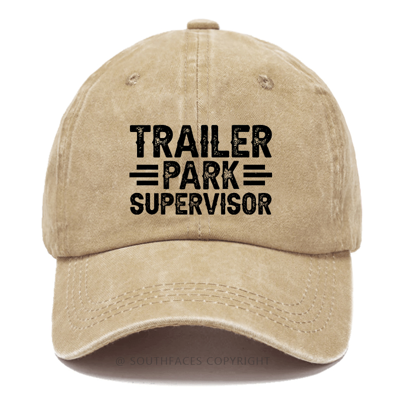 Trailer Park Supervisor Funny Sarcastic Gift Hat
