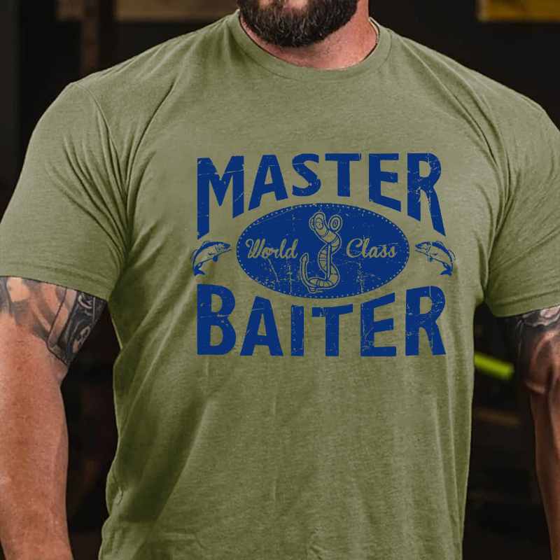 Master Baiter Funny Fishing T-shirt