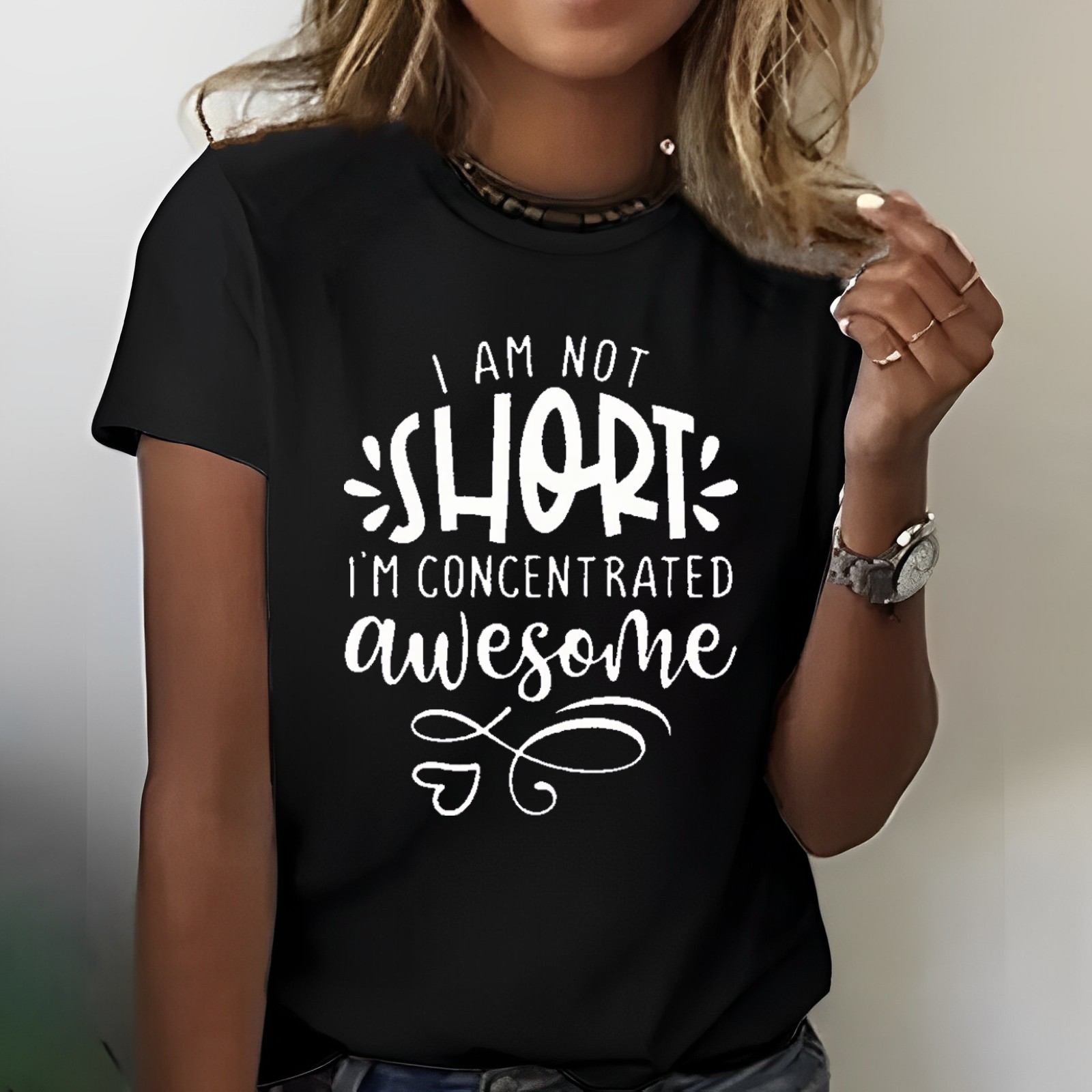 I Am Not Short I'm Concentrated Awesome T-shirt