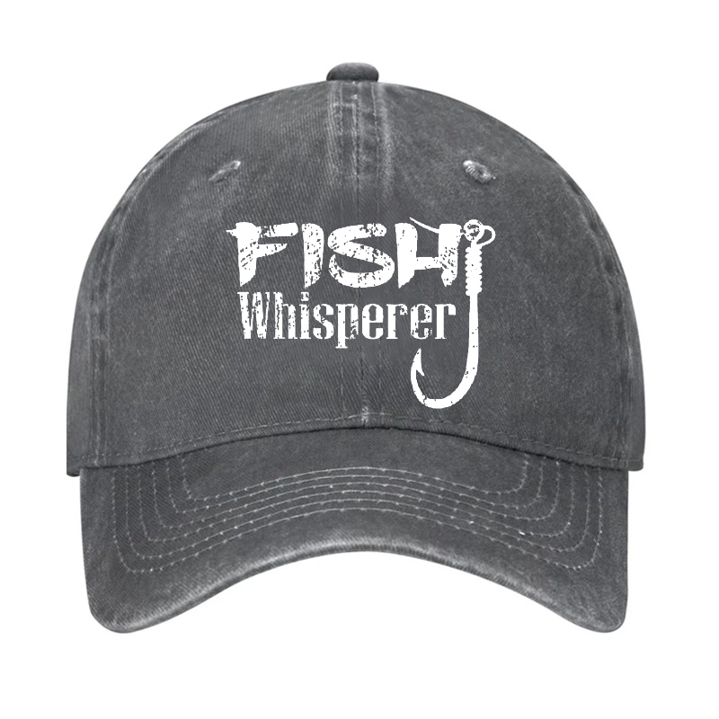 Fish Whisperer Funny Fishing Hat