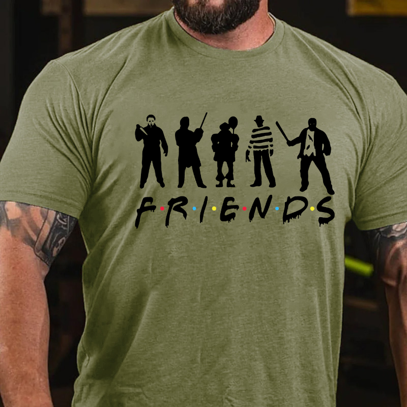 Halloween Horror Friends Funny T-shirt