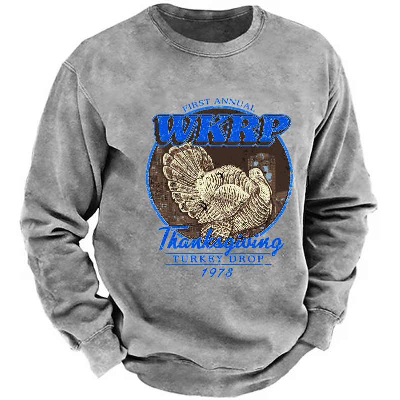 First Annual Wkrp Thanksgiving Turkey Drop 1978 Sweatshirt