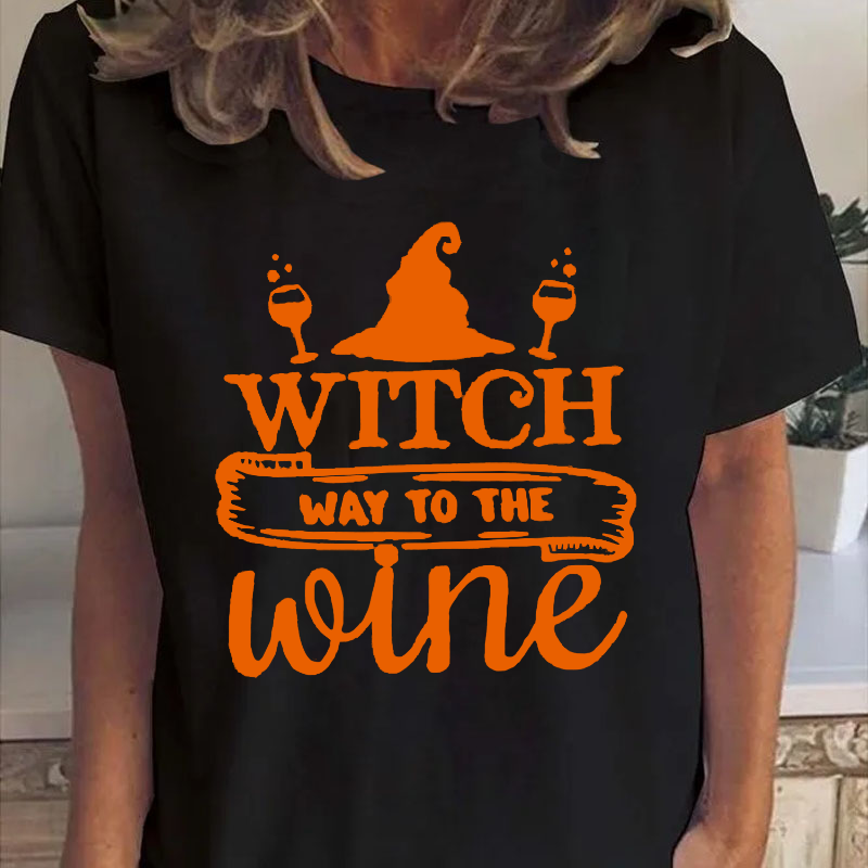 Witch Way To The Wine T-shirt