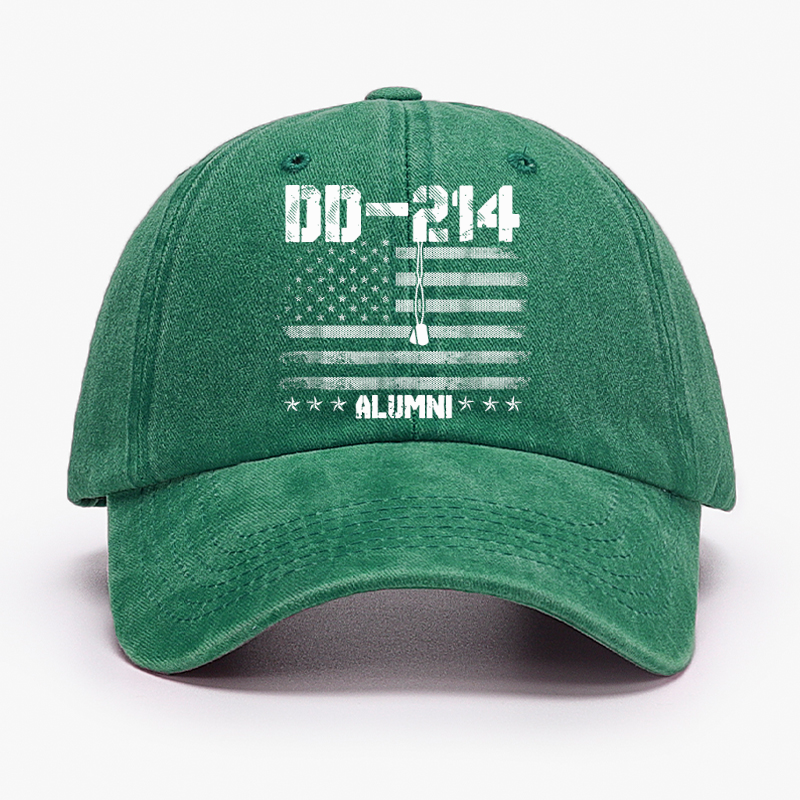 Patriotic Dd-214 Alumni Military Veteran Hat