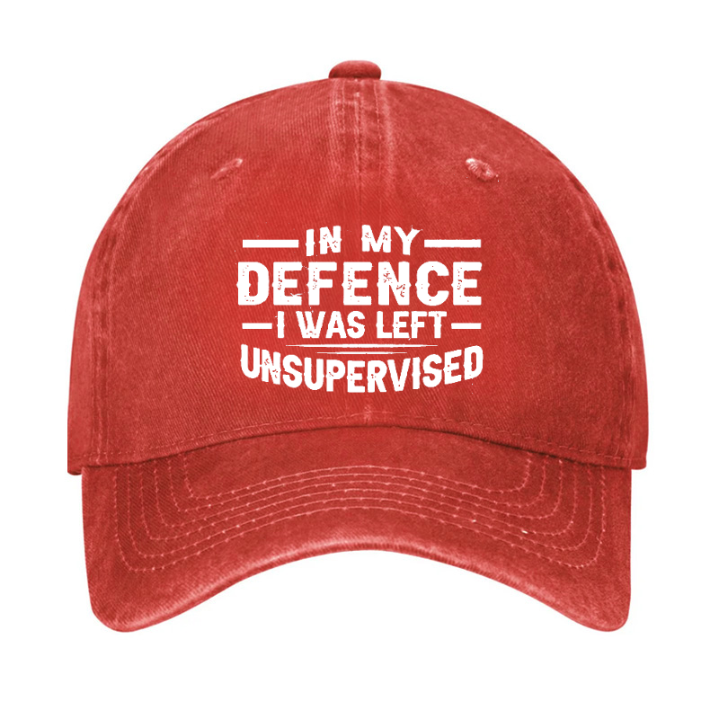 In My Defence I Was Left Unsupervised Hat