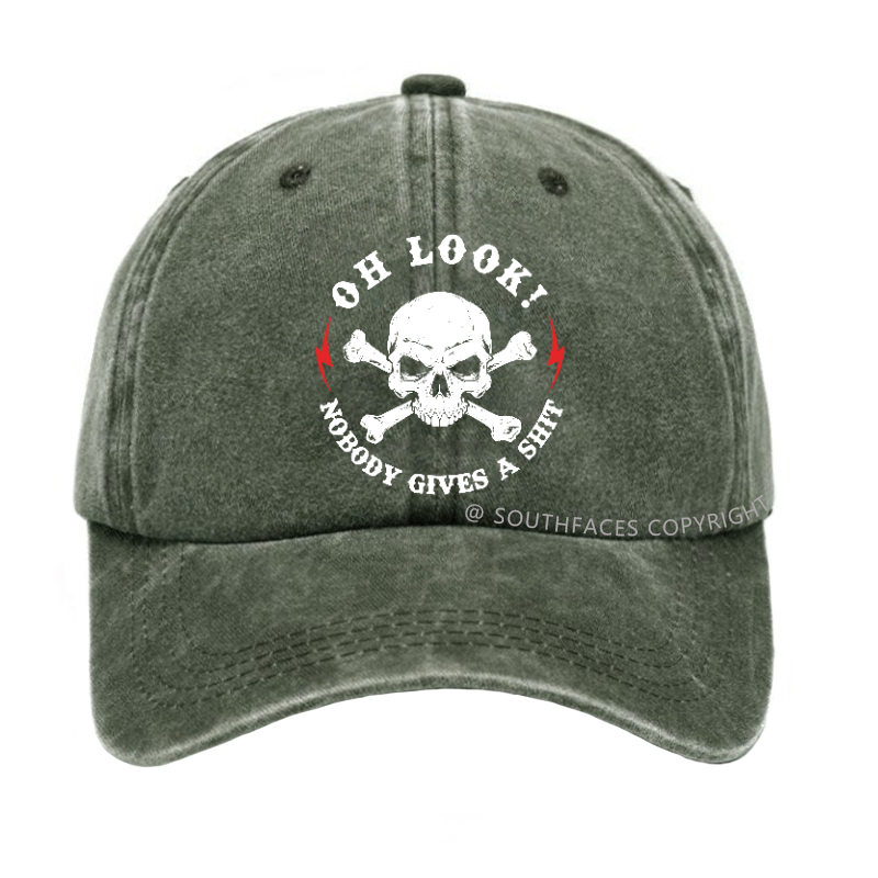 Personalized "Oh Look Nobody Gives A Shit" Hat