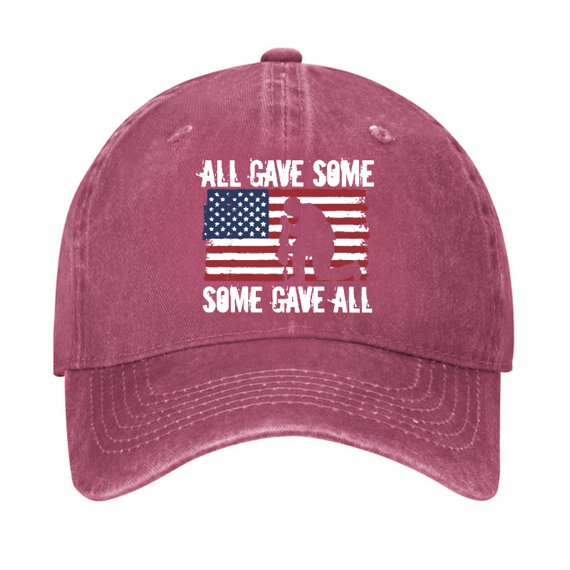 All Gave Some Some Gave All Patriotic Hat