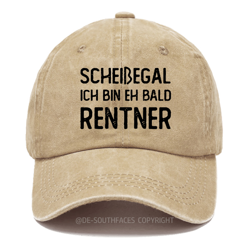 Scheiβegal Ich Bin Eh Bald Rentner Baseball Cap