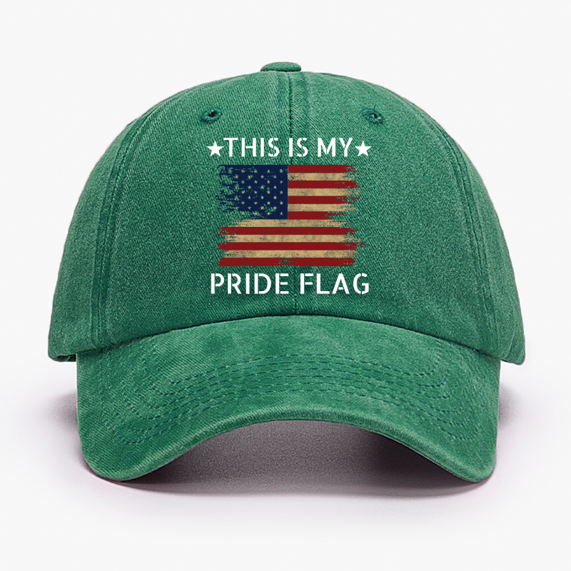 American Flag This Is My Pride Flag Hat