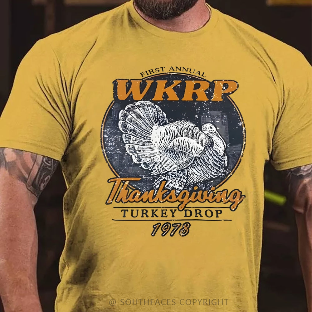 First Annual Wkrp Thanksgiving Turkey Drop T-Shirt