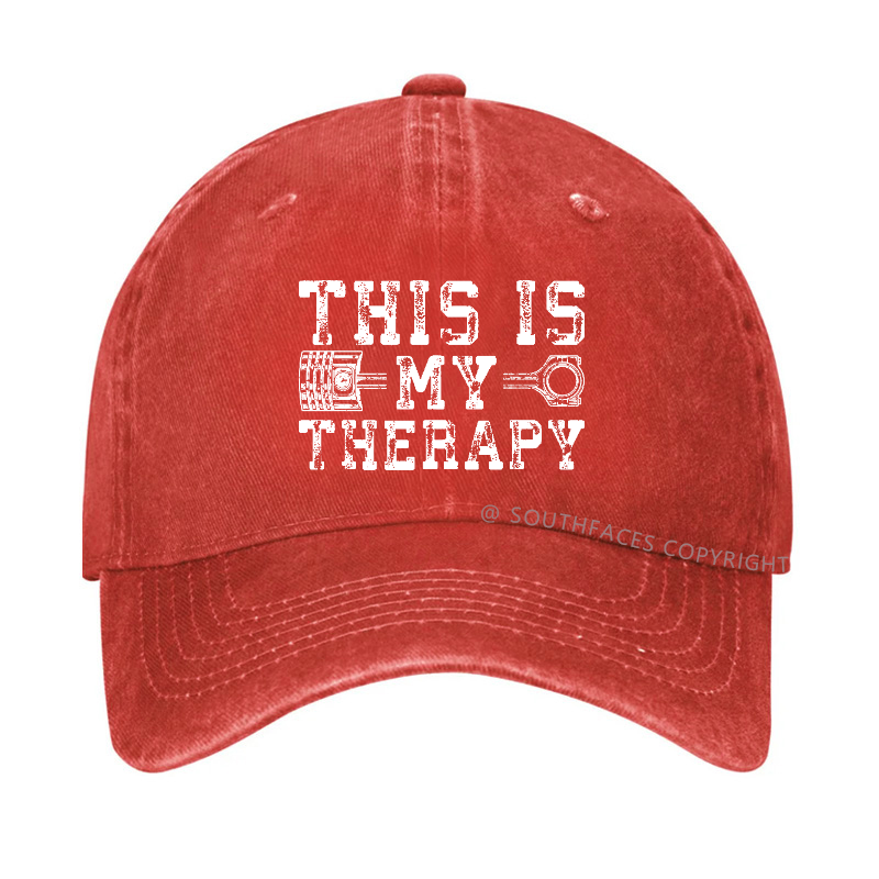 This Is My Therapy Funny Tools Print Gift Hat