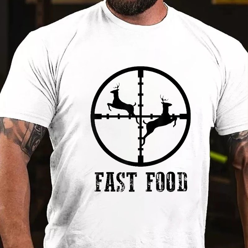 Fast-Food-Hirschjagd-Geschenk-T-Shirt