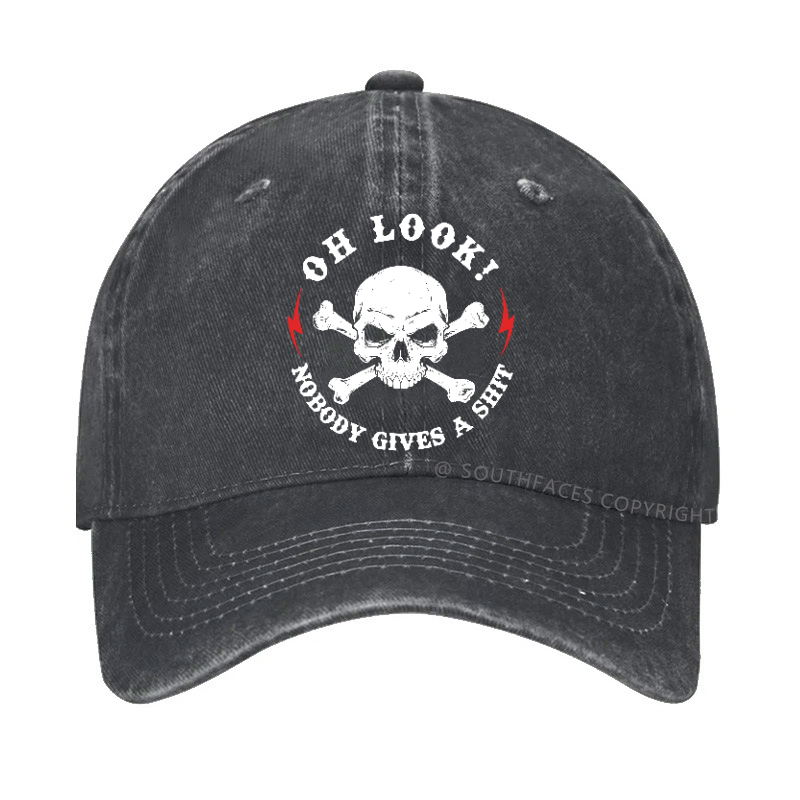 Personalized "Oh Look Nobody Gives A Shit" Hat