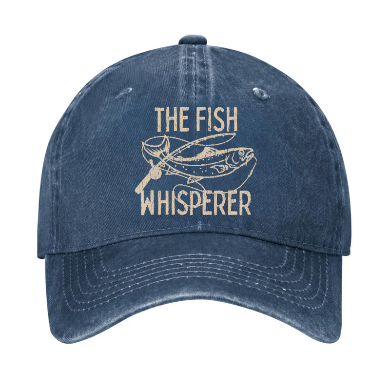 The Fish Whisperer Funny Fishing Hat