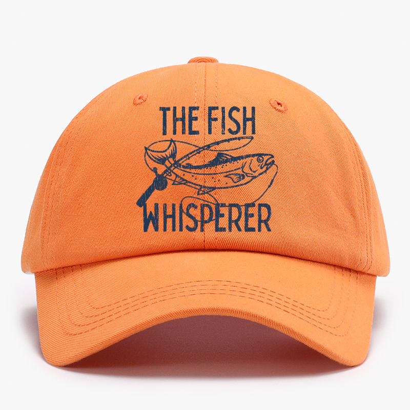 The Fish Whisperer Funny Fishing Baseball Hat
