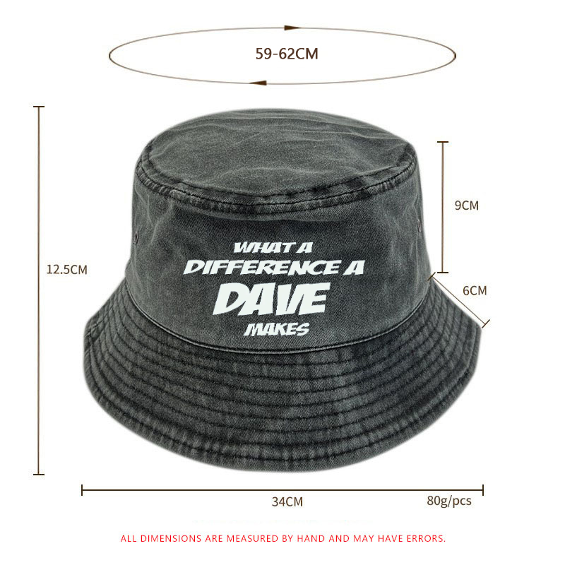 What A Difference A Dave Makes Bucket Hat
