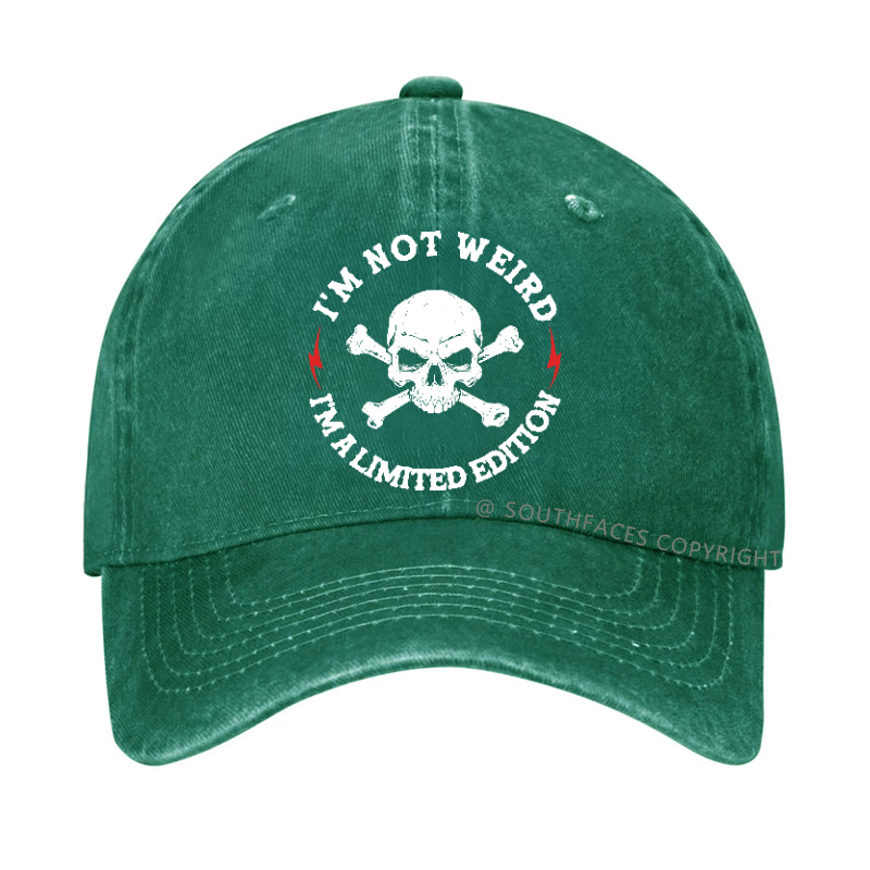 Personalized I'm Not Weird I'm A Limited Edition Hat