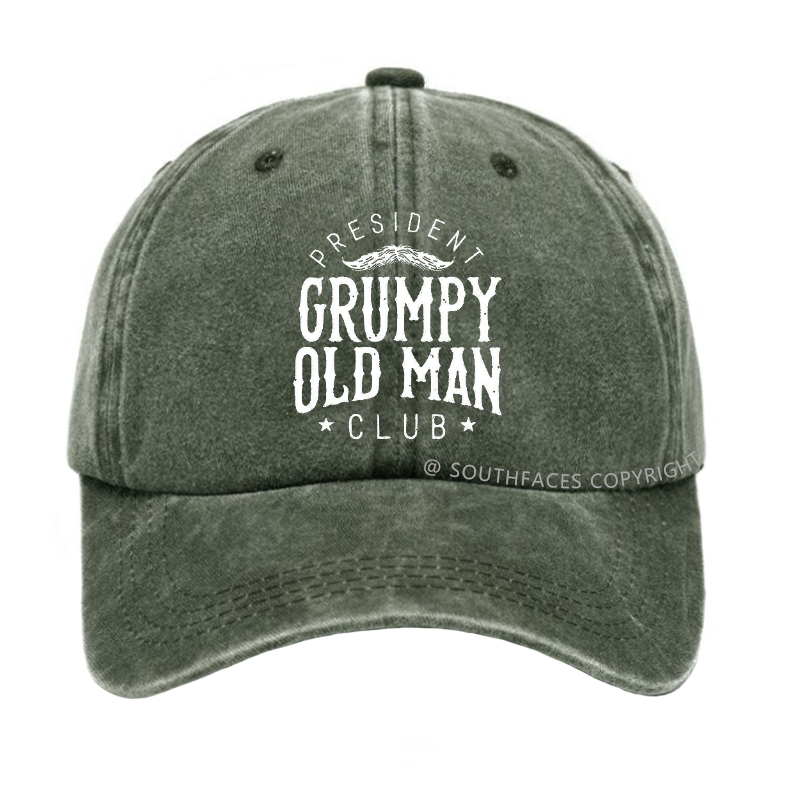 PRESIDENT GRUMPY OLD MAN CLUB Hat