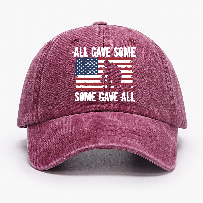 All Gave Some Some Gave All Patriotic Hat