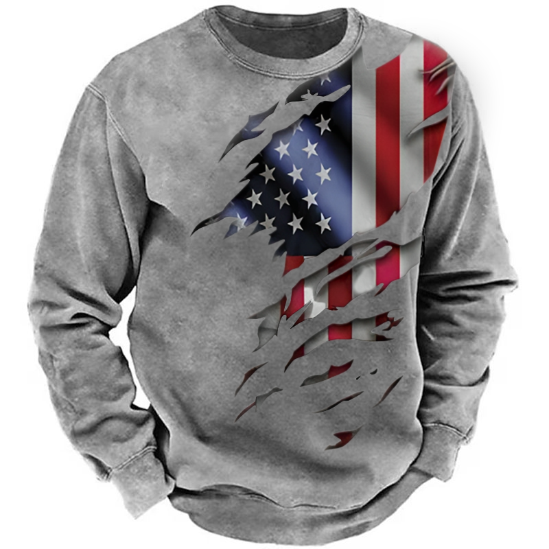 American Distressed Flag-The Best Gift For Patriots Sweatshirt